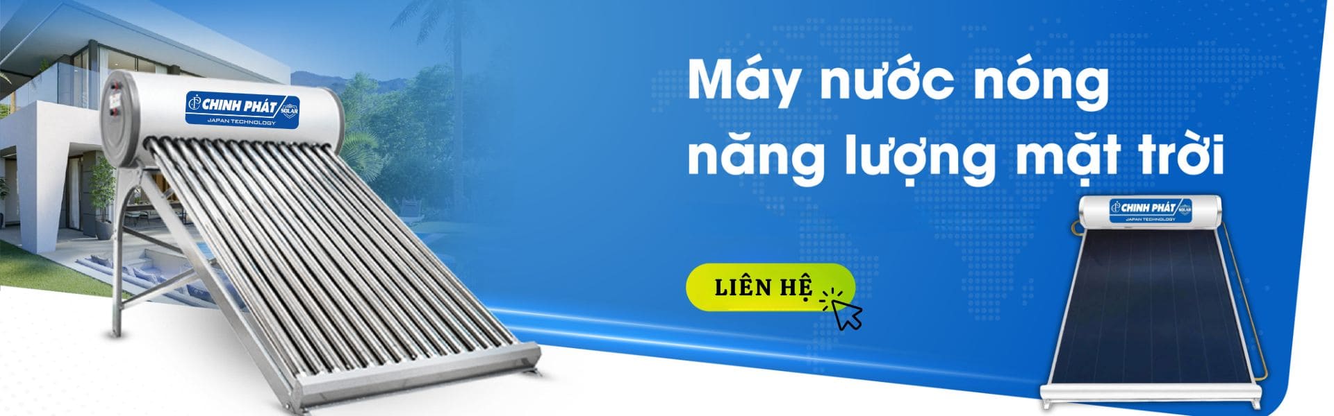 Máy nóng lạnh năng lượng mặt trời Chinh Phát