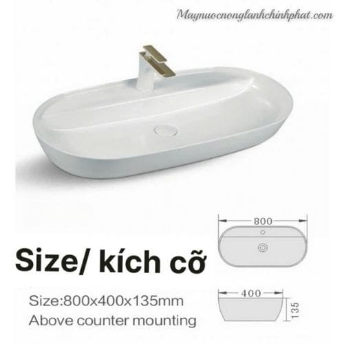 Lavabo Treo Tường Cao Cấp Rửa Mặt-Rửa Tay Chinh Phát