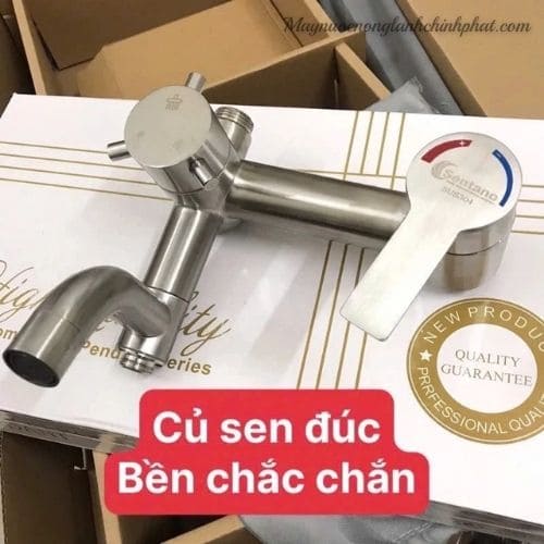 Bộ Sen Cây Tắm Đứng Nóng Lạnh INOX 304 Sentano