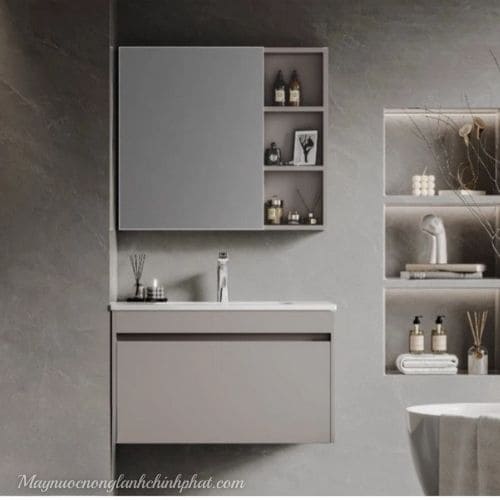 Tủ Chậu Lavabo Gương Led Cảm Biến