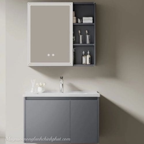 Tủ Chậu Lavabo Gương Led Cảm Biến