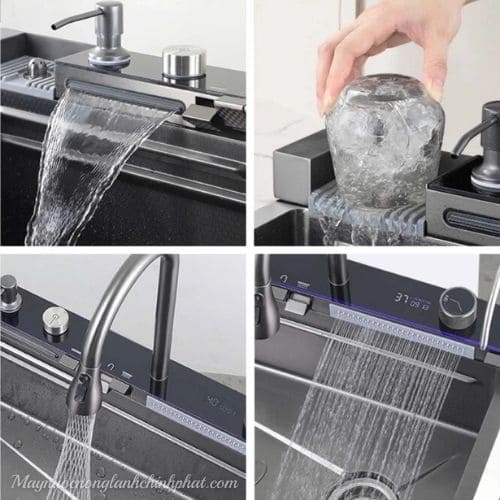 Chậu Rửa Bát 5 Phím Đa Năng Cao Cấp